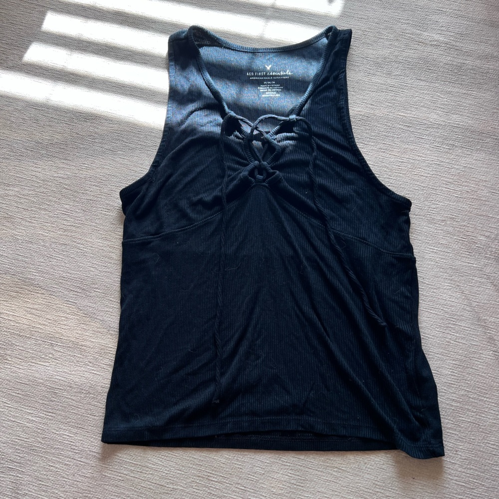 Navy Blue American Eagle Tank